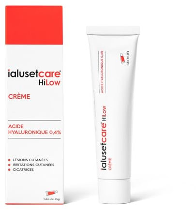 IBSA Pharma - ialusetcare - Crema HiLow - Ácido Hialurónico - Heridas postoperatorias, posactos estéticos, lesiones, irritaciones, cicatrices - Tubo 25g - Dispositivo médico
