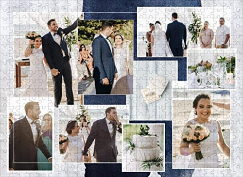 Foto Puzzle Personalisiert 1000 500 300 120 Teile für Erwachsene Jungen Mädchen Holzpuzzle,Puzzle mit eigenem Foto gestalten,ideal als persönliches Fotogeschenk