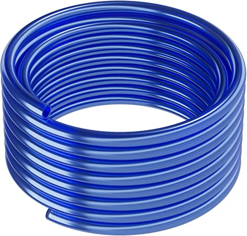 ARKA Manguera de PVC - 9/12 mm, 5 m, Azul - Manguera Robusta y Flexible para Aplicaciones versátiles en acuarios y estanques, Duradera.