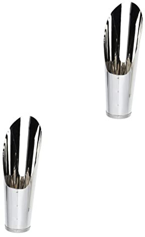 YARNOW 2pezzi Piccola Paletta Da Giardino Acciaio Inossidabile Strumento Per Trapianto e Scavare Perfetta Per Piante Vaso e Giardinaggio Leggera e Portatile Facilita La Piantagione Di