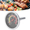 Dioche Thermometer Grill, Thermometer für Weber Grill, Edelstahl-Grillthermometer (10–420 °C) für Grillen, BBQ