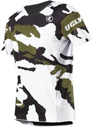 UGLY FROG Men's Cycling Jersey Mountain Bike Short Sleeve MTB Off-Road Motocross Jersey Quick Dry Downhill&Motocross Shirts