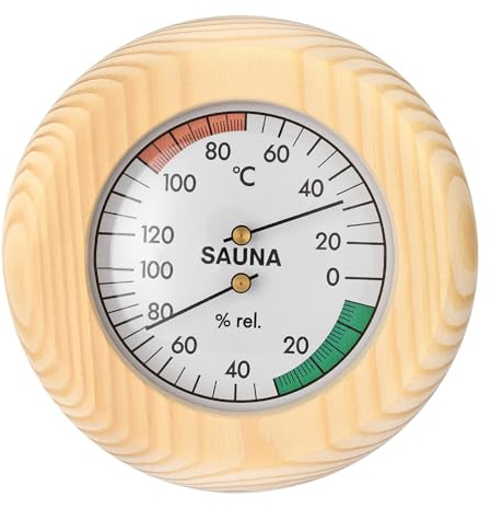 Fivtsme Sauna Thermometer Hygrometer
