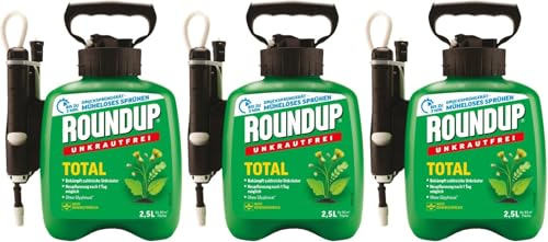 3 X 2,5L Roundup®Unkrautfrei Total