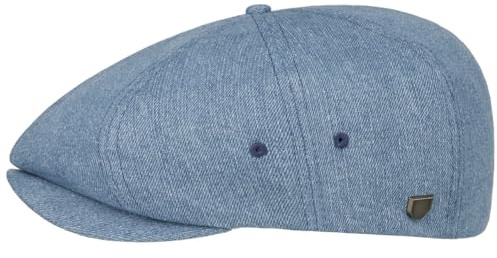 BRIXTON Hats Brood Lightweight Newsboy Cap - Washed Denim - L