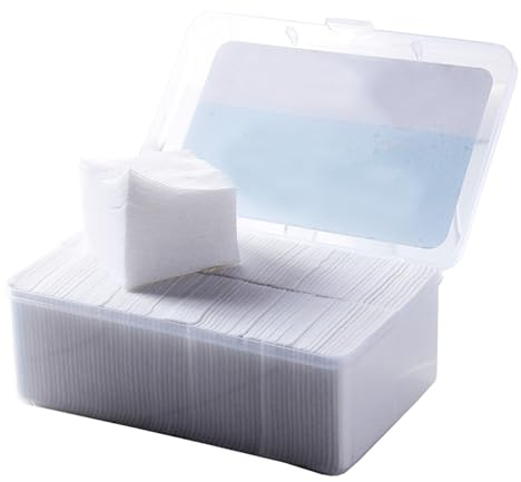 1000Pcs Disposable Travel Makeup Remover Pads; Portable Facial Cotton Pads Makeup Cotton Pads - Perfect for Face Lips Eyes Nails Makeup Removal Cleansing & Daily Skin Care