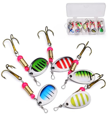 Öringfiskedrag,öringfiskedrag Skedar Krokar Tackle Box Trout Lures