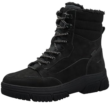 Tamaris Dam Comfort WL spets stövlar duo-tex snöskor, svart, 38 EU, svart, 38 EU
