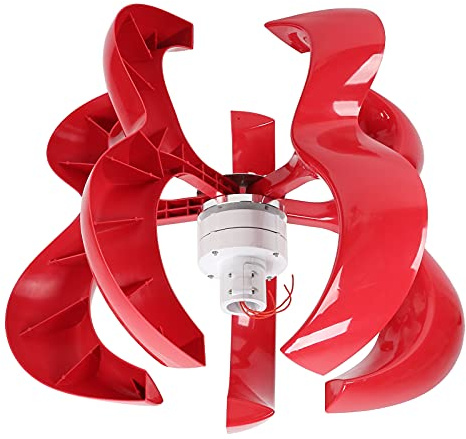 Haofy Inicio Turbina Eólica de Eje Vertical 5 Palas 500W-2000W 24V 48V - Generador Eólico en Forma de Calabaza con Controlador MPPT para Energía Fuera de la Red (200W)