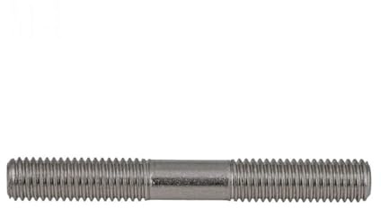 Perno prisionero roscado de doble extremo acero inoxidable, M10, rosca 40 mm a 150, 316, tornillos varilla empuje ajustables y ajustados(M10x60mm-1pcs)