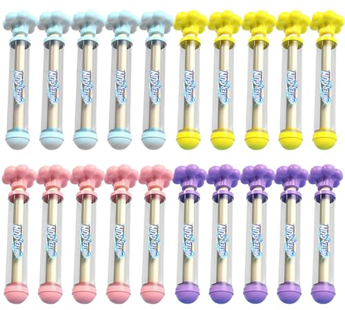 20 Packs Water Gun, Romantic Firework Style Water Spray Gun for Couples, Large Capacity Fire Works Watergun for Beach, Summer, Swimming Pool, Parties, Family Gatherings, Proposals