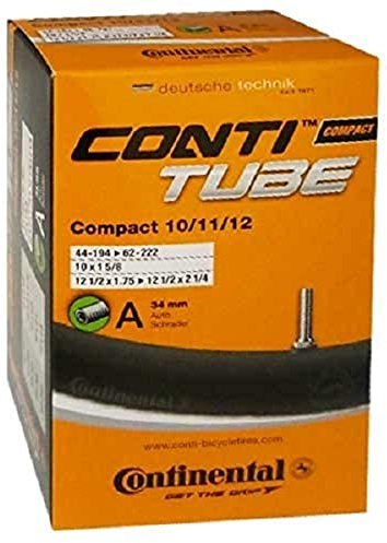 Continental Fahrradschlauch Compact 10/11/12 Zoll Autoventil 34 mm