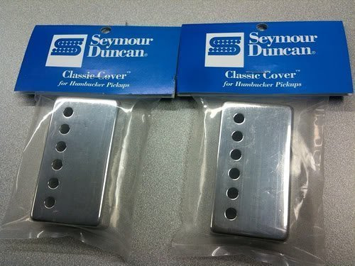Seymour Duncan Bezug Classic Nickel Silber Humbucker Pickup-Kappen Paar 2