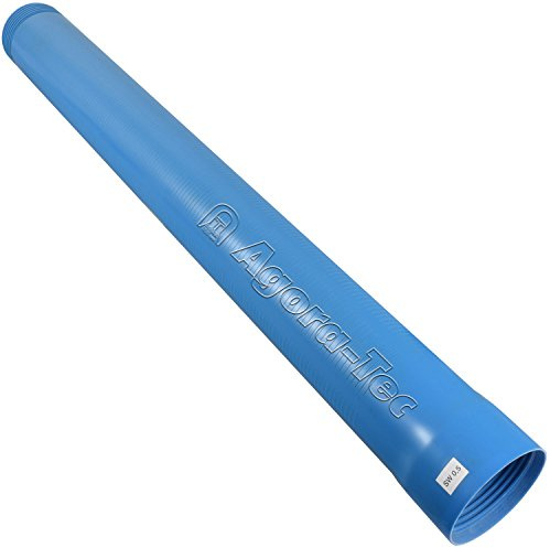 Agora-Tec® Brunnenrohr Filterrohr 4 Zoll DN 100 | Schlitzweite 0,5 mm | 1 Stück