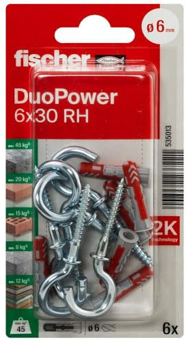 Fischer 535013 Duopower Blister 6 x 30 Rh K
