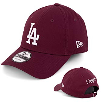 New Era Caps - Baseball Cap Kappe Muetze - Limiterte Designs - MLB NBA NFL - Yankees Lakers Bulls Raiders Chiefs Dodgers Seahawks Sox 49ers (Los Angeles Dodgers Maroon)
