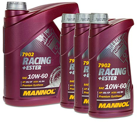 MANNOL 4 + 3 (7 Liter) Racing+Ester 10W-60 MOTORÖL