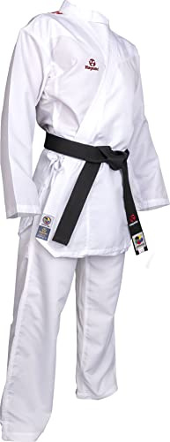 Hayashi Karate-Gi „Premium Kumite“ - weiss-rot, Gr. 180 cm