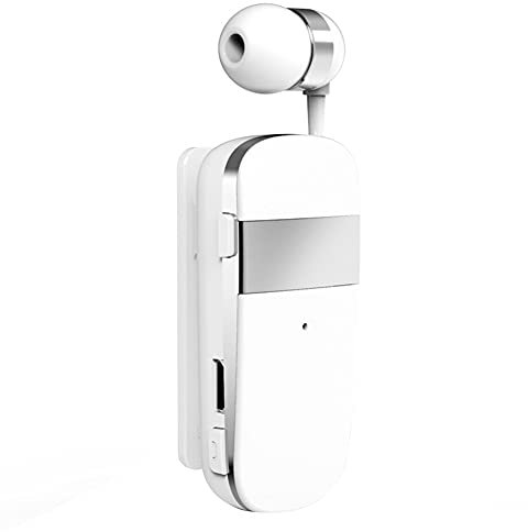 Asudaro Oreillette Bluetooth rétractable, oreillette mains libres Bluetooth réduction intelligente du bruit oreillette Bluetooth capable d'appeler, avec fonction d'alimentation d'affichage