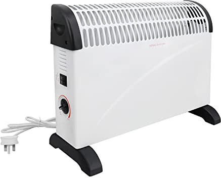 WarmeHaus Electric Convector Heater 2000W Portable Electric Heater White