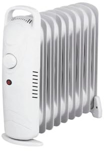 Mini Radiador de aceite 600W-900W | Radiador eléctrico bajo consumo | Radiador de aceite pequeño | Emisor térmico | Miniradiador