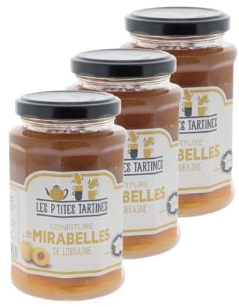 Lot 3x Confiture de mirabelles de Lorraine - Pot 315g