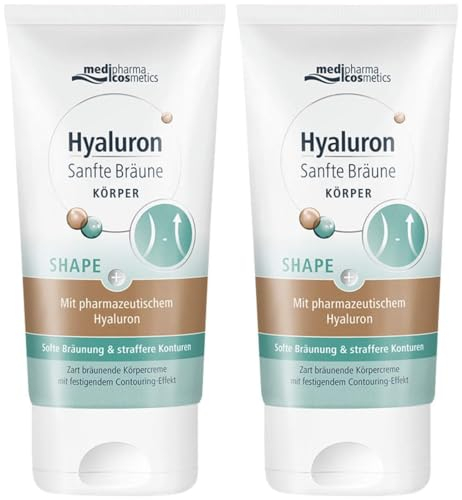 Hyaluron Sanfte Bräune Shape Körperpflege 2 x 150 ml Creme