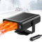 WingFly Calefactor para Coche, 12V 150W Calentador De Coche Portátil con Ventilador 2 en 1 de Frío/Calo para Coche, Desempañador y Descongelador el Parabrisas con Enchufe de Mechero