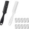 DHWEKU 2 Pièces peigne cheveux peigne rasoir Peigne homme A Effiler Les Cheveux,Peigne Tondeuse à Cheveux,coupe fourche cheveux, Professional Tondeuse Rasoir DIY
