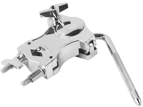 Tom Drum Mounting Clamp, Zinc Alloy Drum Support Hardware, Drum Holder | Multifunction Instruments Accessories, 360 Grad Rotationsgriff, Zubehör