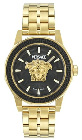 Versace Herren Analog Quarz Armbanduhr Medusa Deco