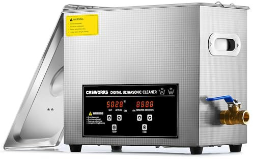 Ultrasonic Cleaner, Digital Ultrasonic Cleaning Machine with Gentle Modes, Heater for Professional Cleaning of Auto Parts