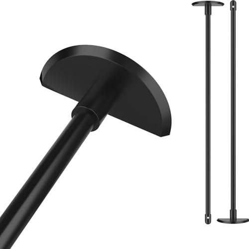 Innovaland 2er-Pack Flaschenschaber, schwarz – 35 cm lang, inklusive Restelöffel und Silikonspatel – Robuster Glasschaber – Spülmaschinenfester Silikonspatel für Gläser, Soßen, Joghurt