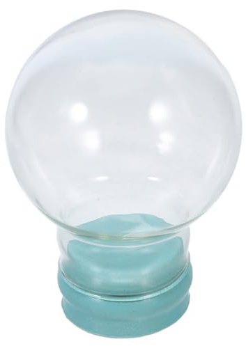 IMIKEYA Schneekugel zum Selbermachen: 45 MM Leeres Durchsichtiges Glas Schneekugel mit Deckel– Befüllbare für Bastelarbeiten, Feiertage, Weihnachten, Hochzeiten, Zuhause