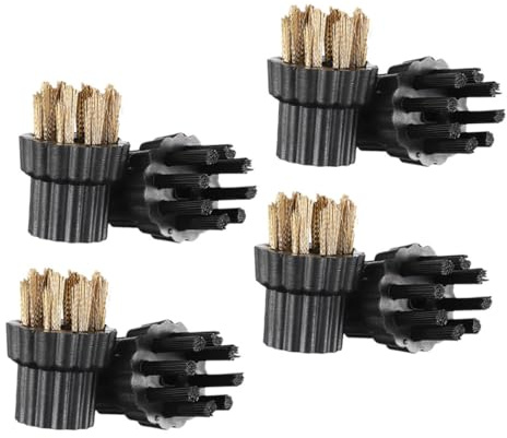 DIYEAH Steam Cleaner Brush Heads Replacement Parts 8pcs Set Bottle Cleaning Brush and Household Appliance Scrubbing Heads for Home, Salon, and Industrial Use