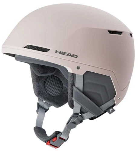 Skidhjälm snowboardhjälm skidor snowboard hjälm – head Compact Evo – skidhjälm – med optimerat ventilationssystem – lämplig för skidåkning, snowboard (rosé, M/L (56–59 cm))