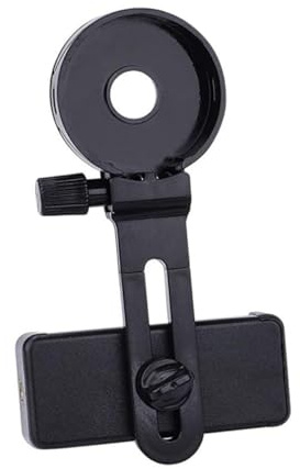 Phone Holder Clip for Monocular Telescope, Black Plastic