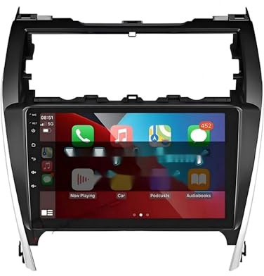 sistema di navigazione video per la riproduzione di auto Autoradio stereo per Toyota per Camry Android 13.0 con schermo diviso e ricevitore audio per auto telecamera