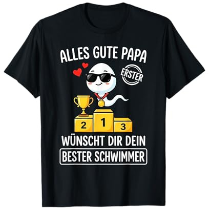 Alles Gute Papa Dein Bester Schwimmer Vater Papa Vatertag T-Shirt