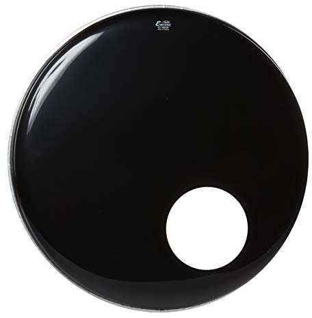 Remo Schlagzeugfell Encore Ambassador Ebony Bassdrum – mit vorgestanztem 5 Loch – 20 – EN-1020-ES