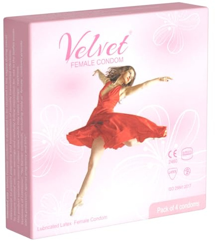 Velvet: 3x Female Latex Condom