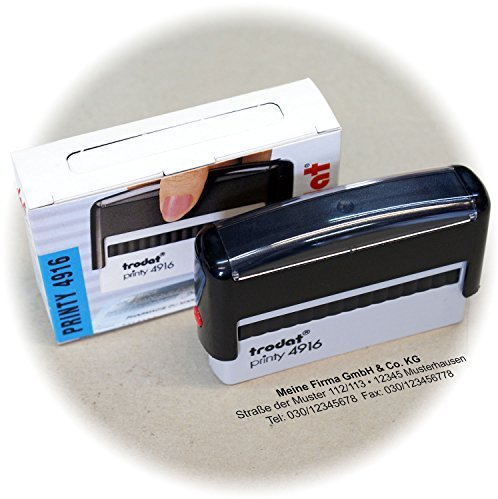 Printy 4916 inkl. Stempelplatte mit Ihrem Wunschtext