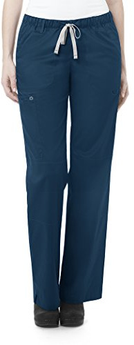 WonderWink Donna Pantaloni per Abbigliamento Medico - Blu -