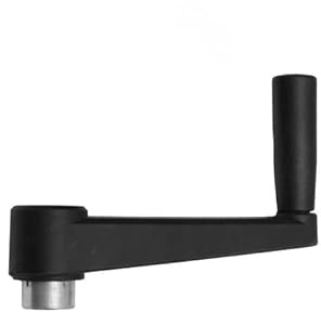 Gummiprodukt Handkurbel in 5 verschiedenen Größen Kurbel Kurbelgriff Griff Drehgriff Maschinenkurbel (17x17mm)