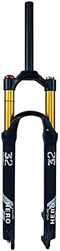 MTB Luftfedergabel, 26 27,5 29 Zoll Radfahren Federung Mountainbike Fahrrad Federgabel vorne, 120 mm Federweg 9 mmQR C,29