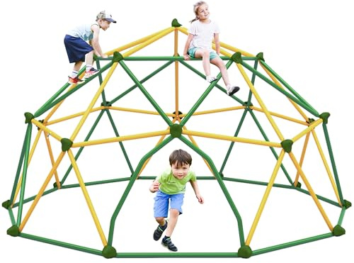 Merax 13FT Climbing Dome, Outdoor Geometric Dome Climber Play Center for Kids 3-10 Supporting 1000 lbs, Easy Assembly Jungle Gym
