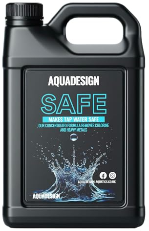 AquaDesign SAFE 2500ML Aquarium Tap Water Conditioner Dechlorinator TREATS 62,500 ltrs