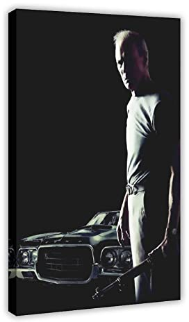 KOURT Gran Torino Poster Filmposter Leinwand Schlafzimmer Dekor Sport Landschaft Büro Zimmer Dekor Geschenkrahmen 50 x 75 cm