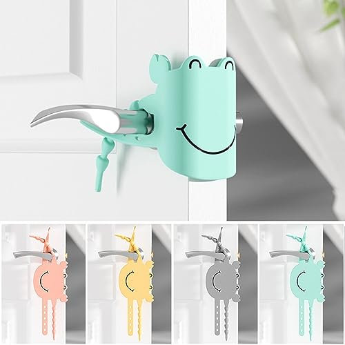 Xisakaca Door Slam Stopper, 4 Pack Silencer Closer Cushion Silicone Door Stopper Decorative Reduce Noise for Light Sleepers with Flexible Adjustbale