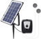 Palmcee Solar Oxygenator Air Pump for Pond, Solar Pond Aerator with 2 Air Bubble Stones, Portable Multifunctional Solar Air Pump, 3 Oxygen Modes, 35db Mute, for Garden Fish Tank Pool Fishing Pond